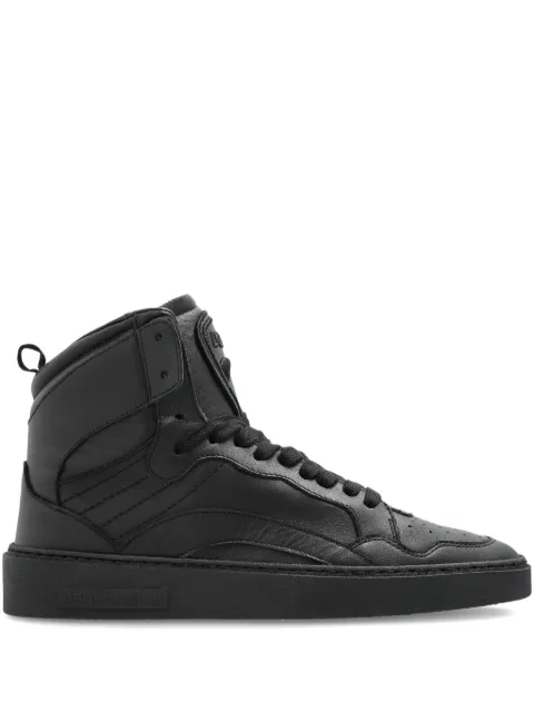 DSQUARED2 tenis altos de piel