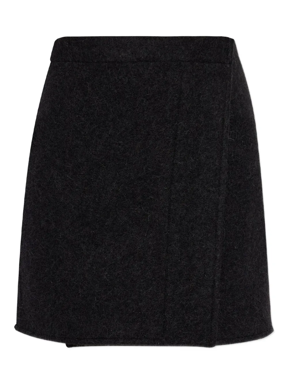 Lemaire Wrap Mini Skirt In Black