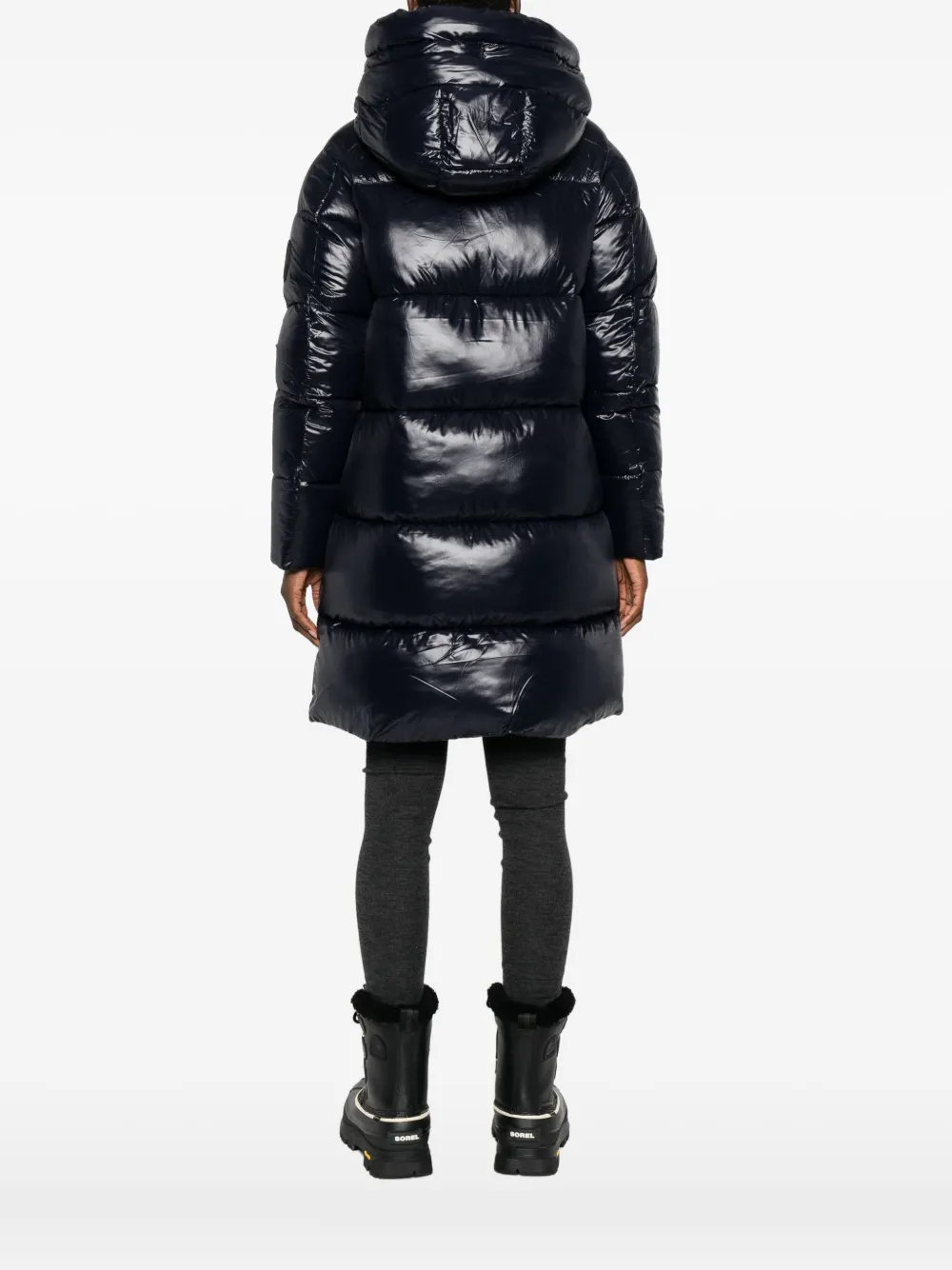 Save The Duck Isabel Puffer Jacket In Black