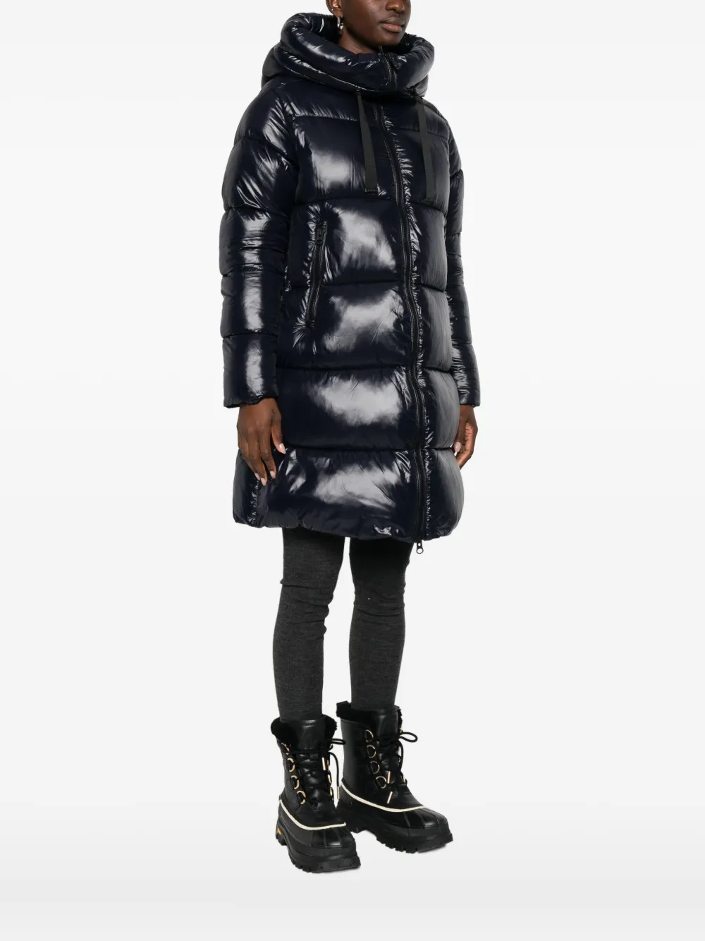 Save The Duck Isabel Puffer Jacket In Black