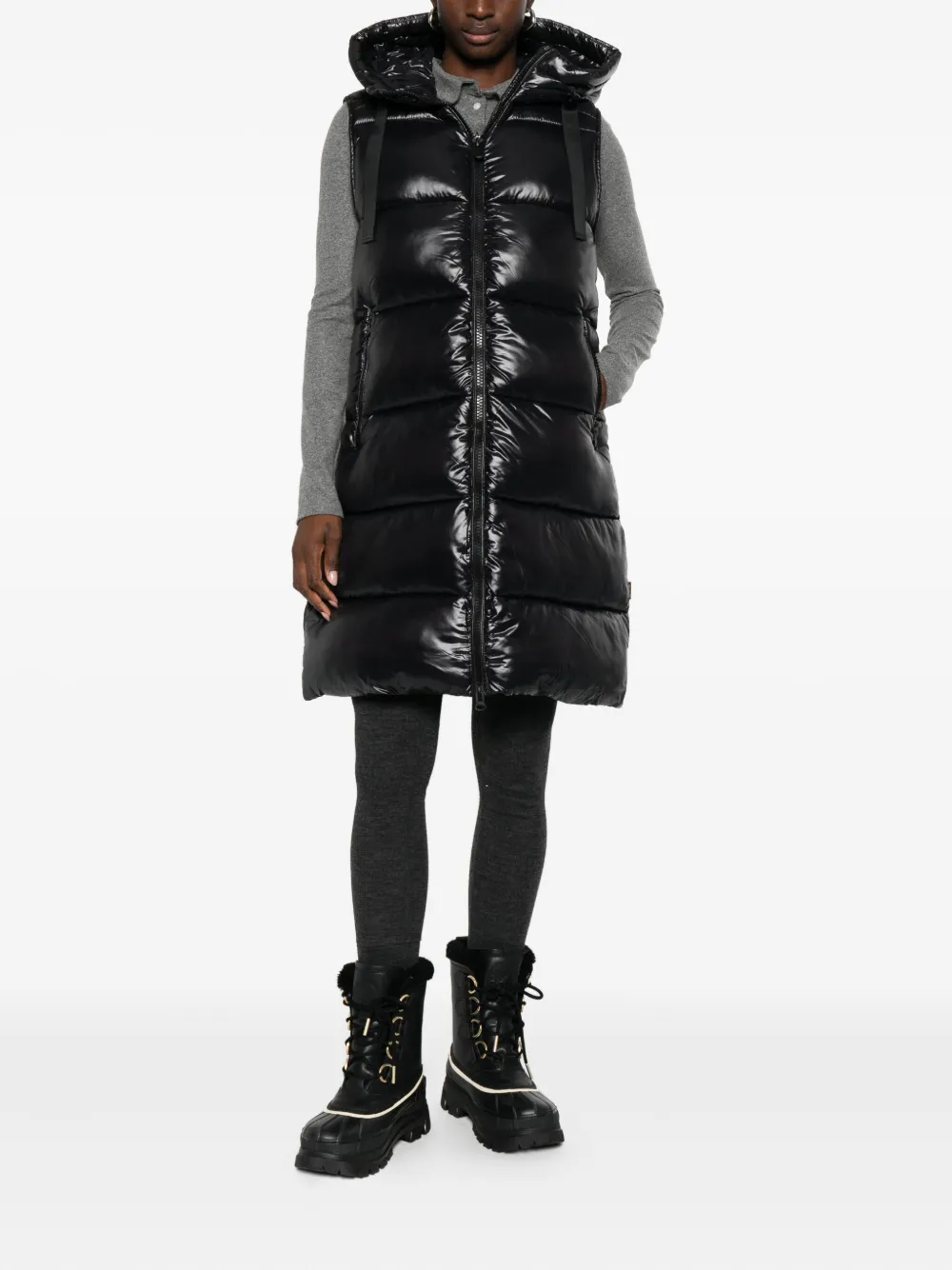 Save The Duck hooded zip-up jacket | Down Jackets | Image 2
