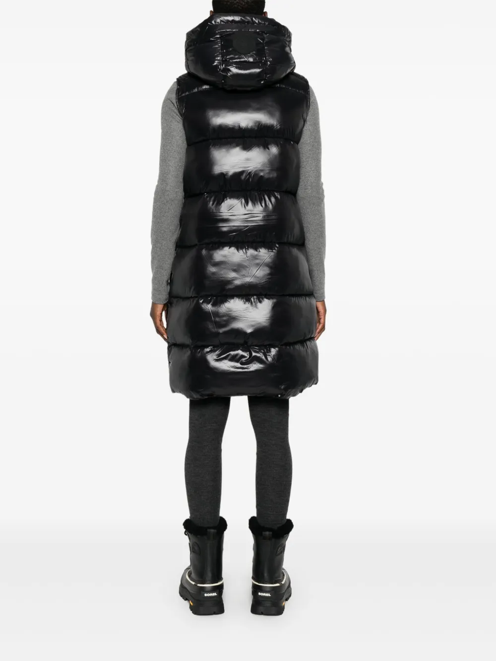 Save The Duck Jack met capuchon Zwart