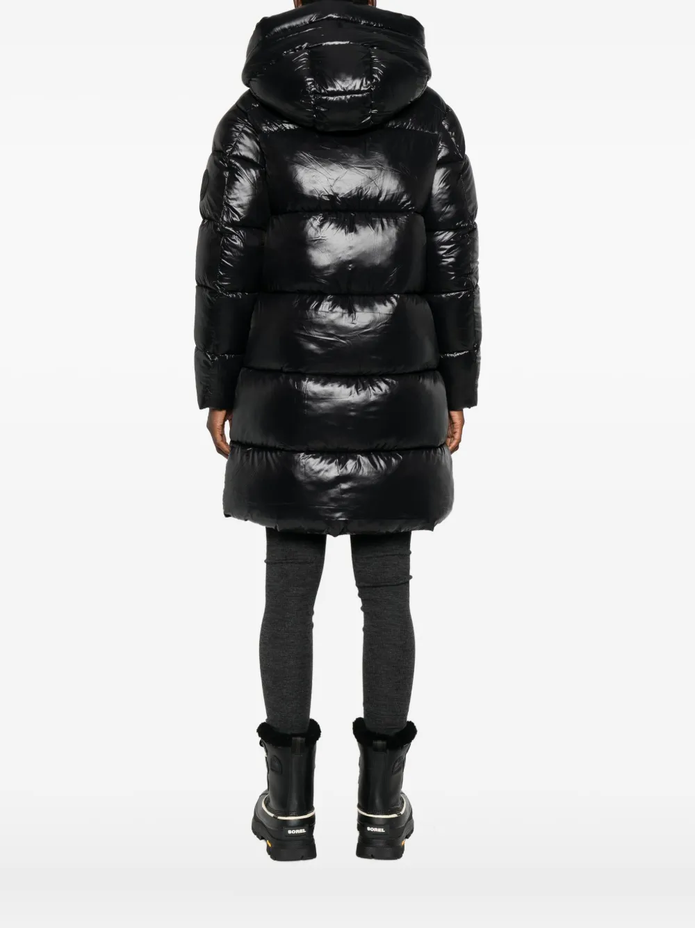 Save The Duck Love 21 Puffer Jacket In Black