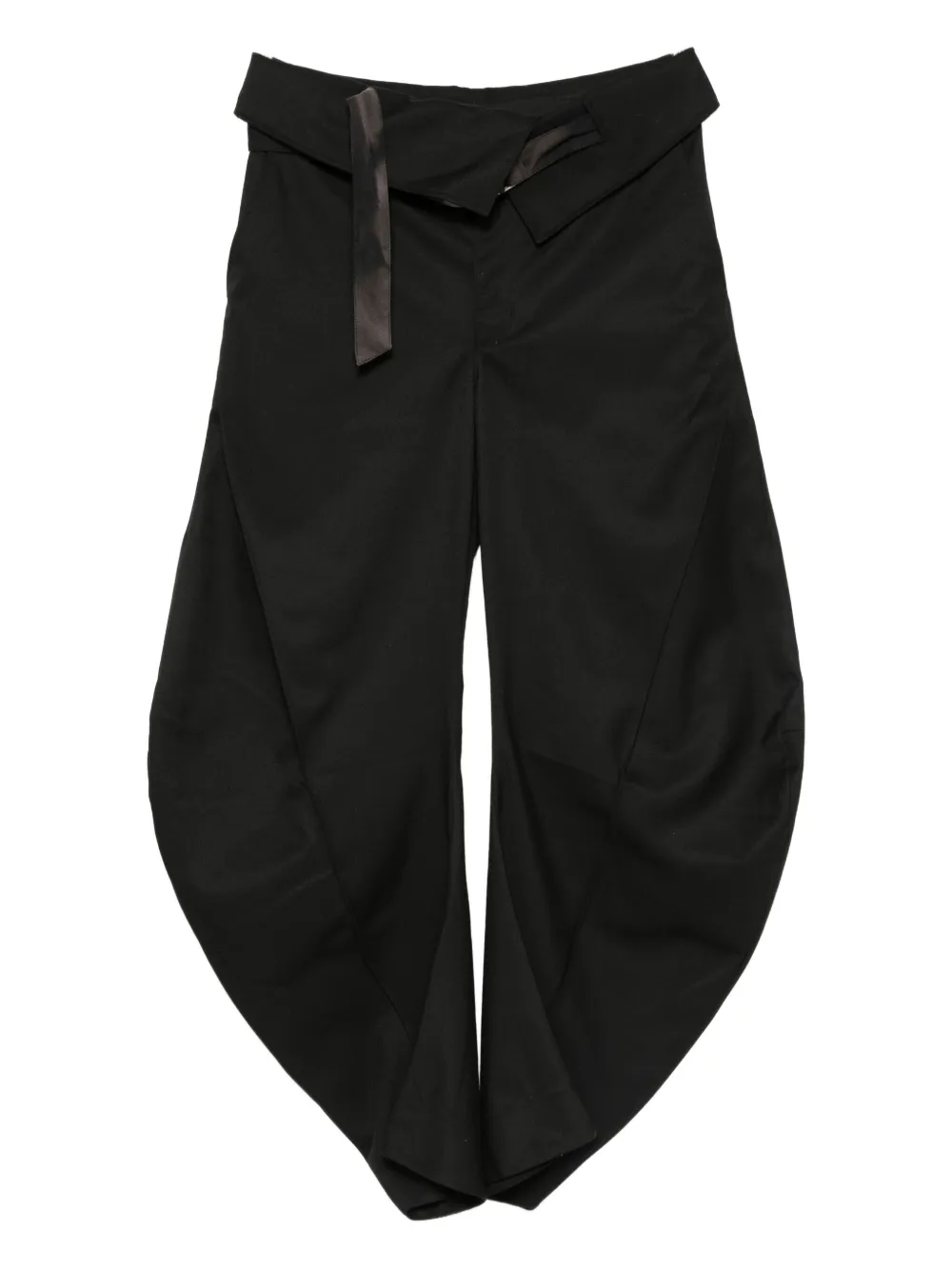 JiyongKim belted trousers | Black | Image 1