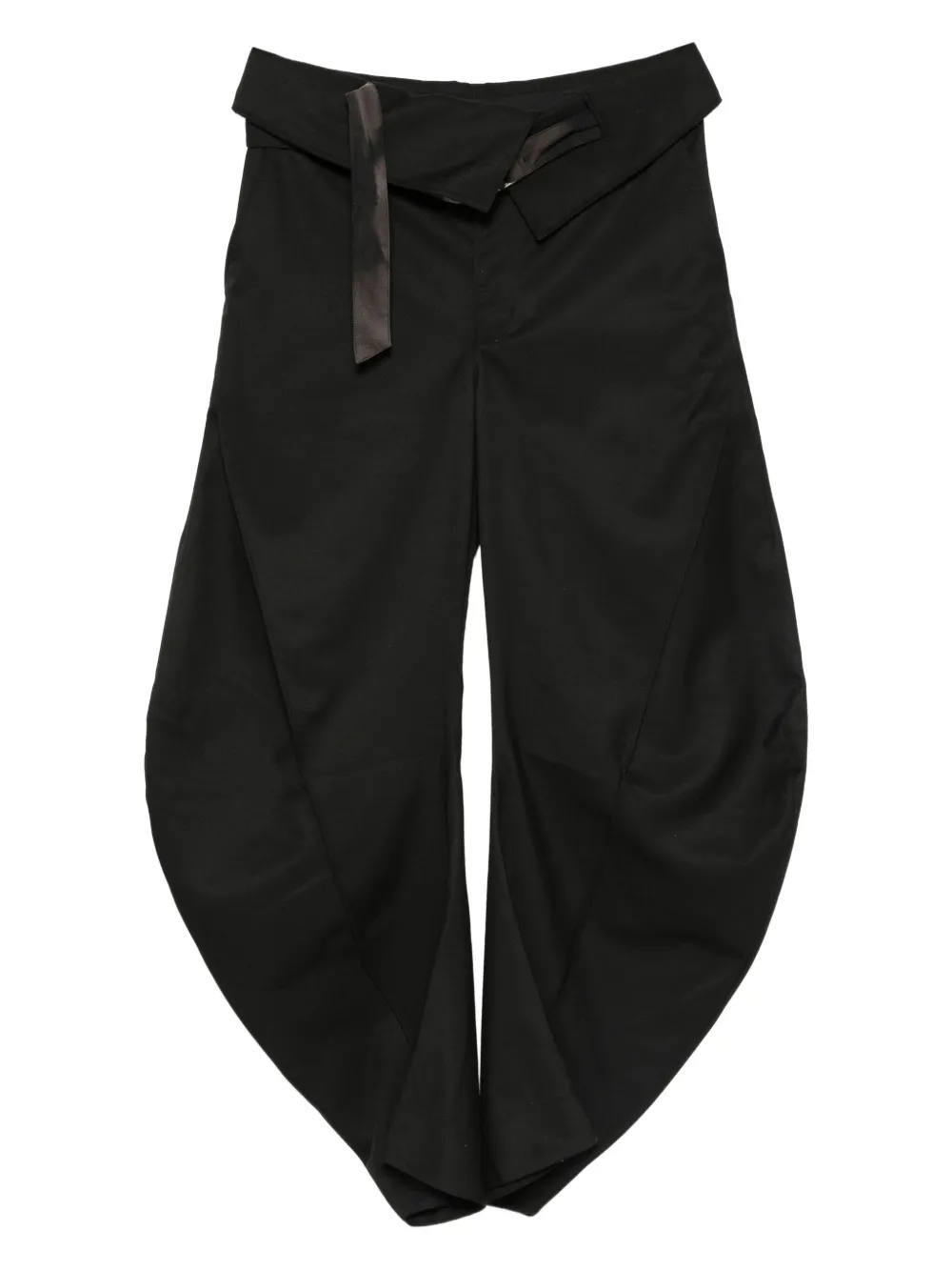 JiyongKim belted trousers | Black | Image 1