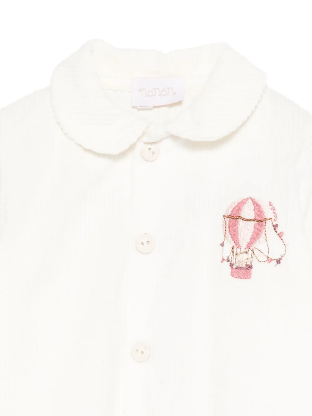 NANAN Romper met knopen Beige