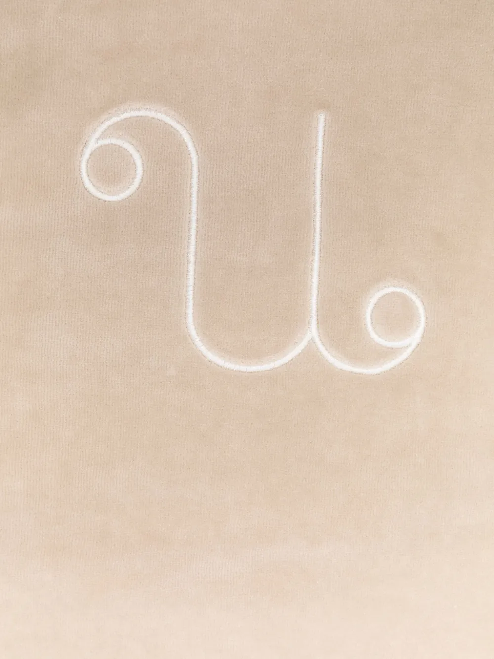  Nanan Embroidered-logo Blanket - Neutrals 