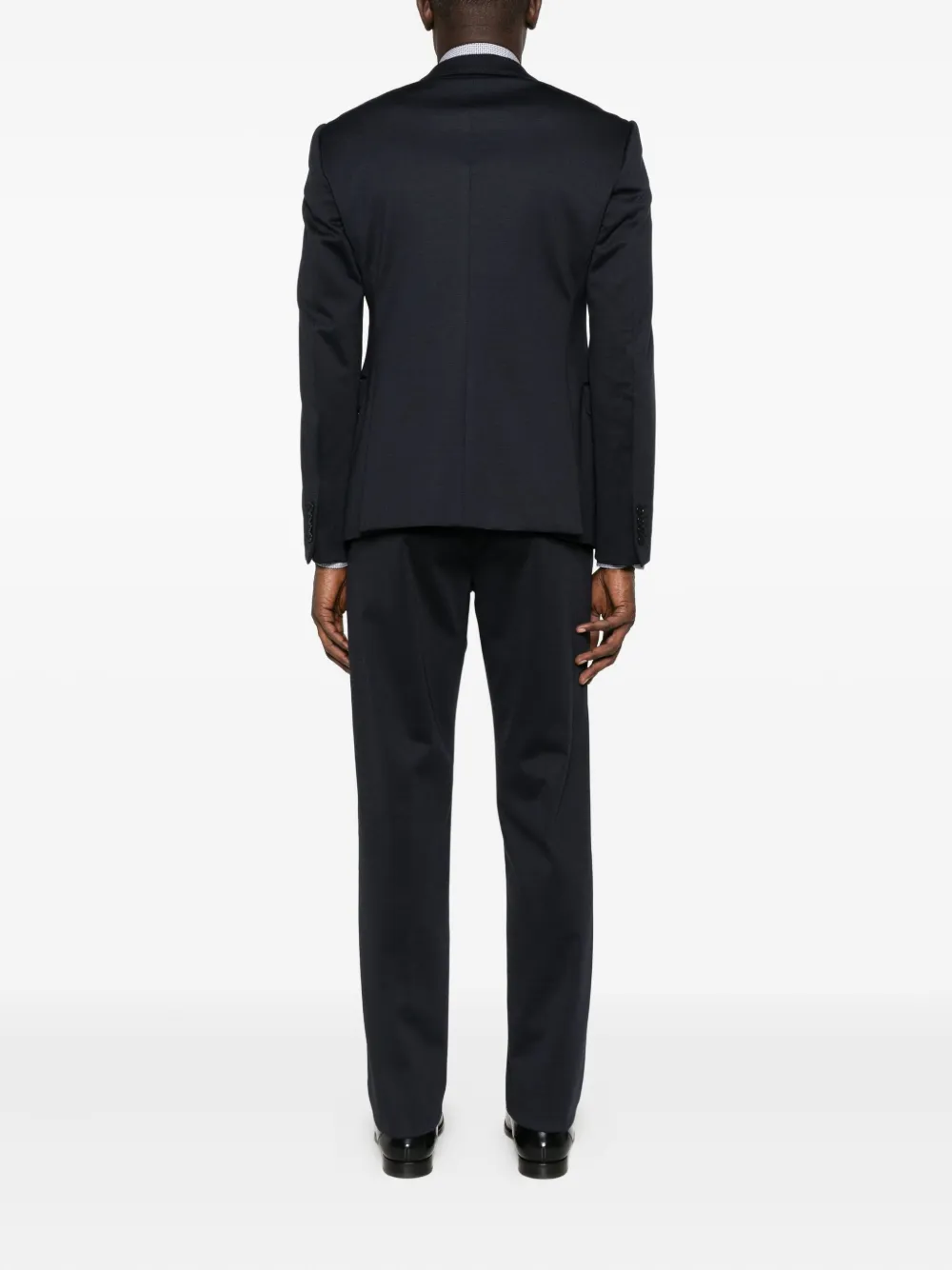 Emporio Armani Pak van wolblend Blauw
