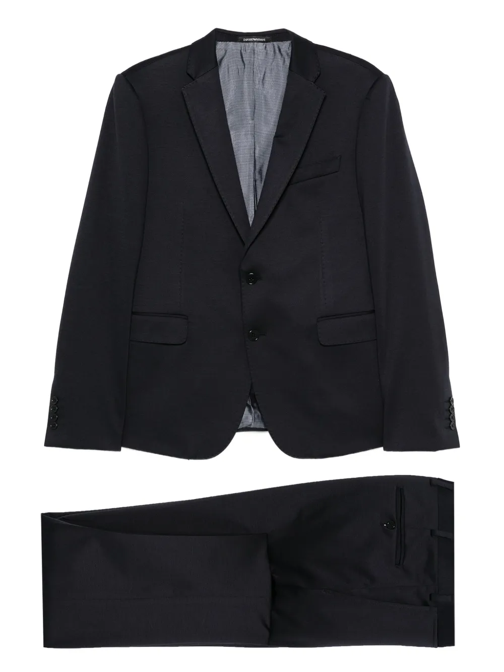 Emporio Armani wool-blend suit - ブルー Emporio Armani wool-blend suit - ブルー