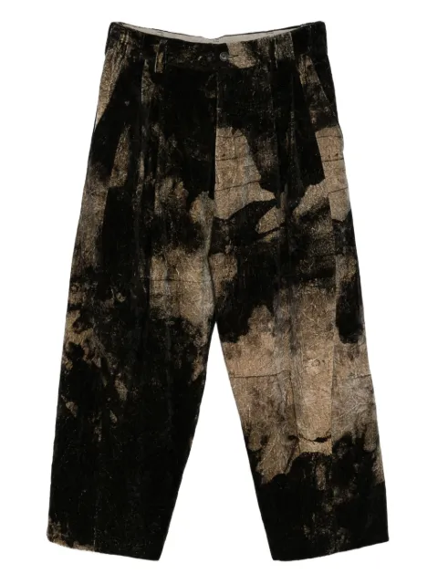 Ziggy Chen pantalones estampados