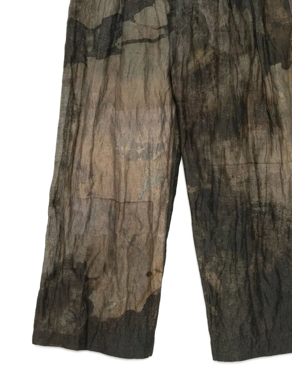 Ziggy Chen Broek met wijde pijpen Bruin