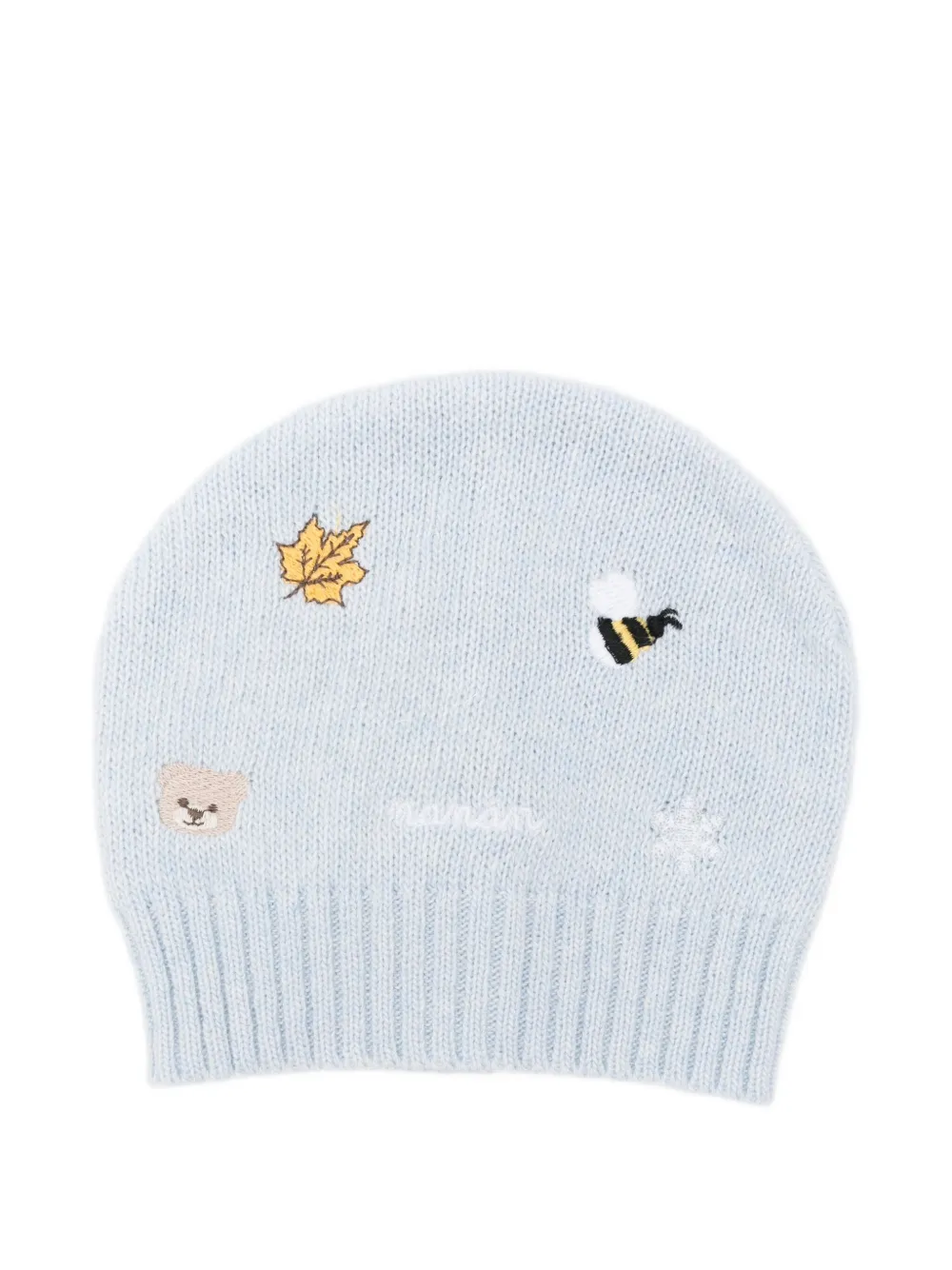 NANAN embroidered beanie | Blue | Image 1