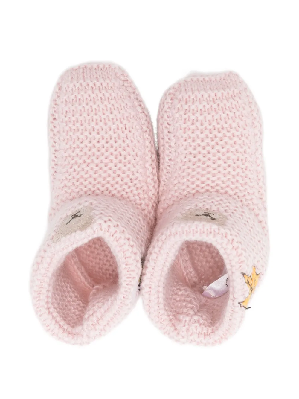 NANAN Slippers met borduurwerk Roze