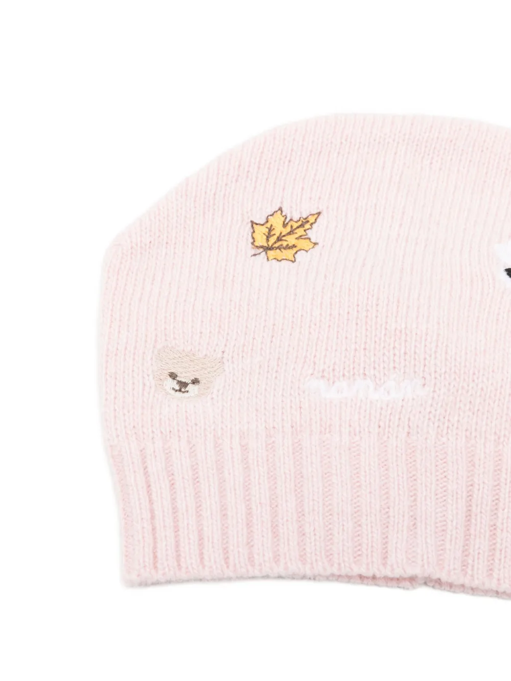 NANAN Muts met borduurwerk Roze