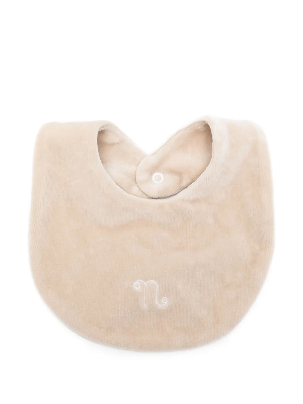 NANAN bavoir à logo brodé | tons neutres | Image 1