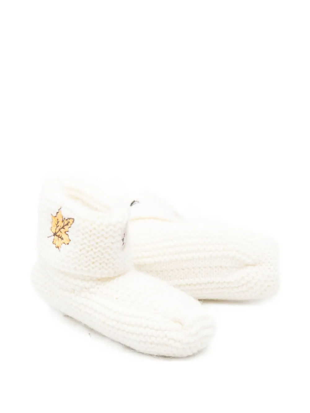 NANAN Slippers met borduurwerk Wit