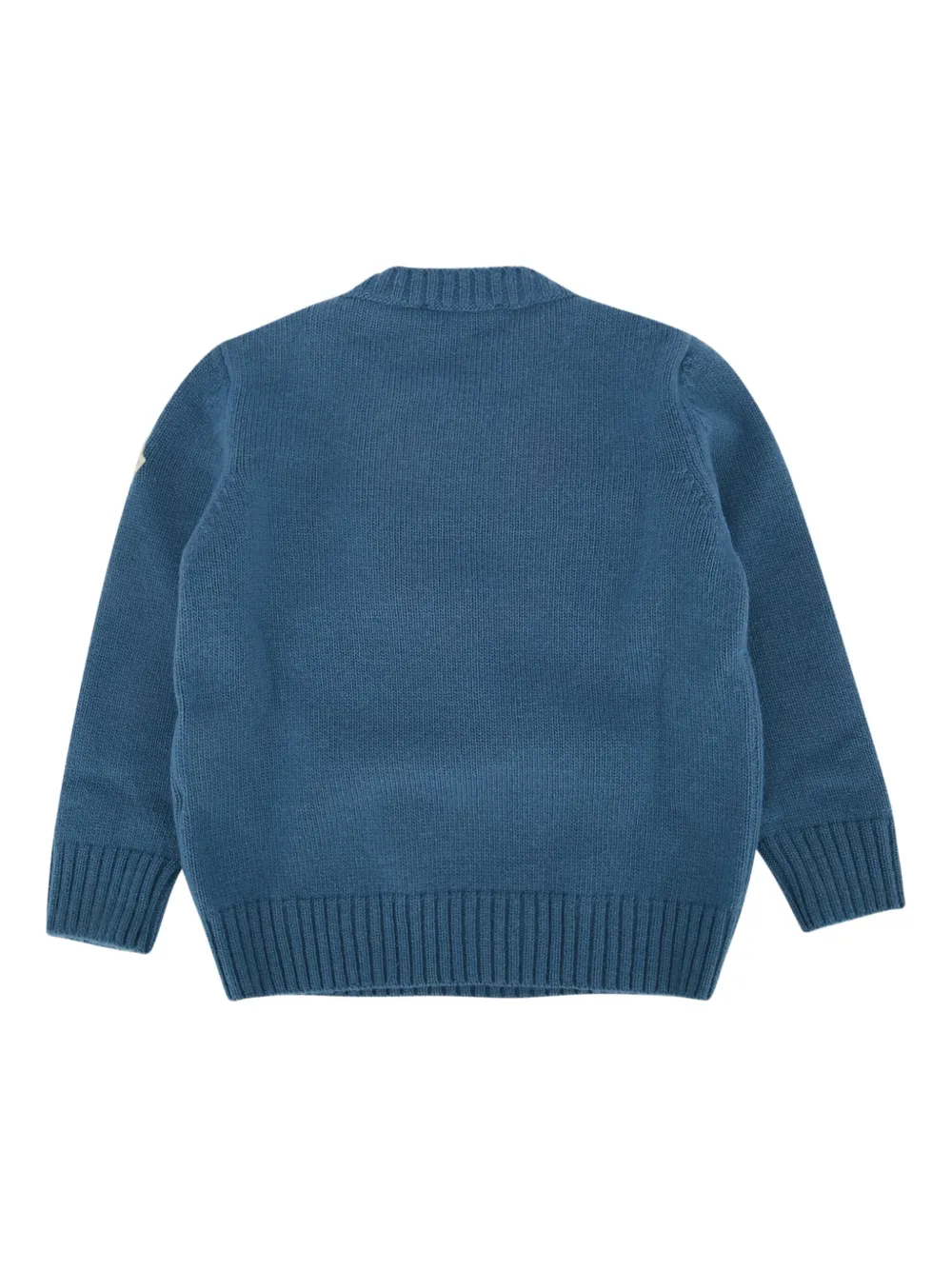 Moncler Enfant crew-neck embroidered sweater | Knitwear | Image 2