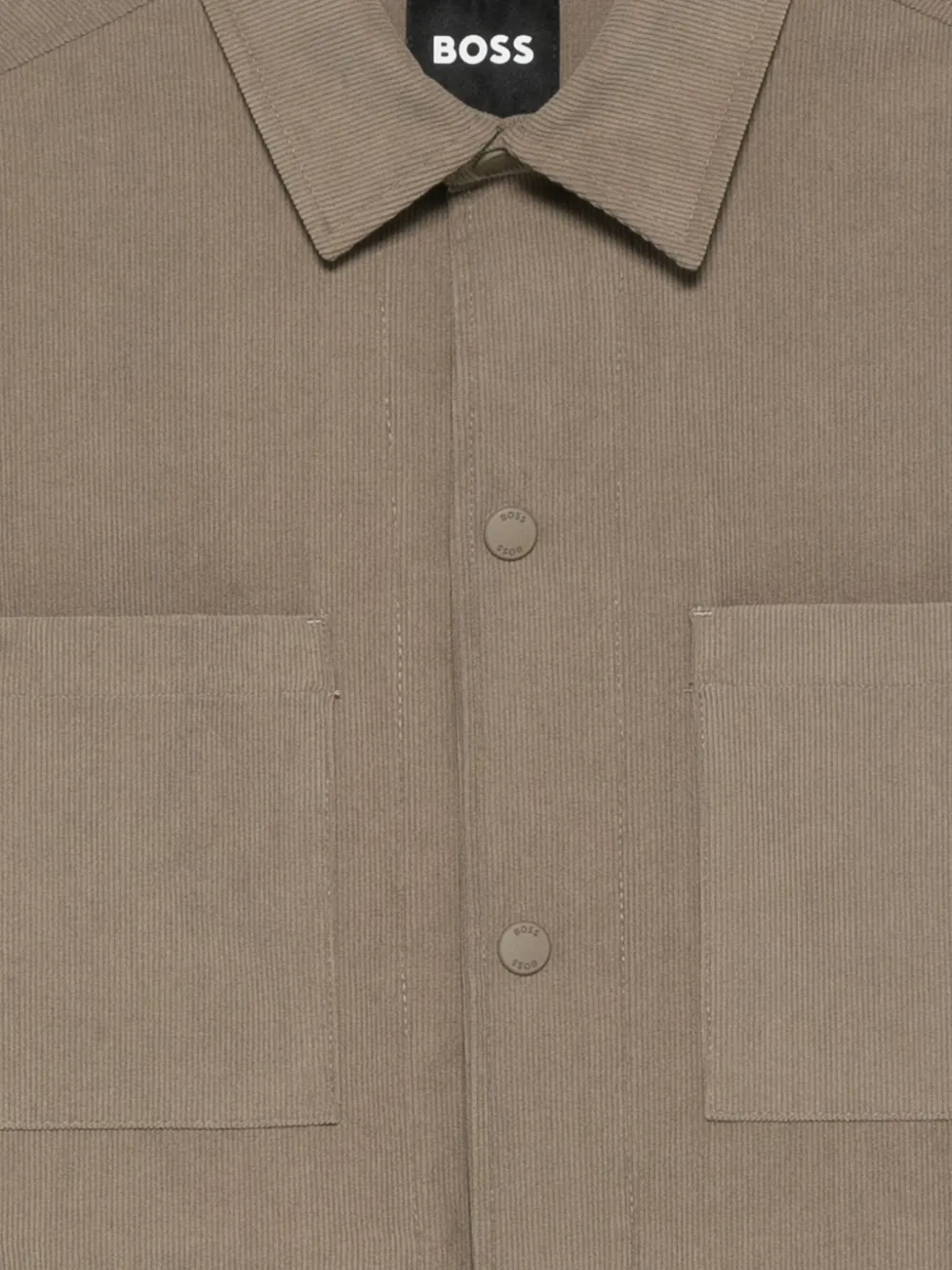 BOSS Jack met opgestikte zak Bruin