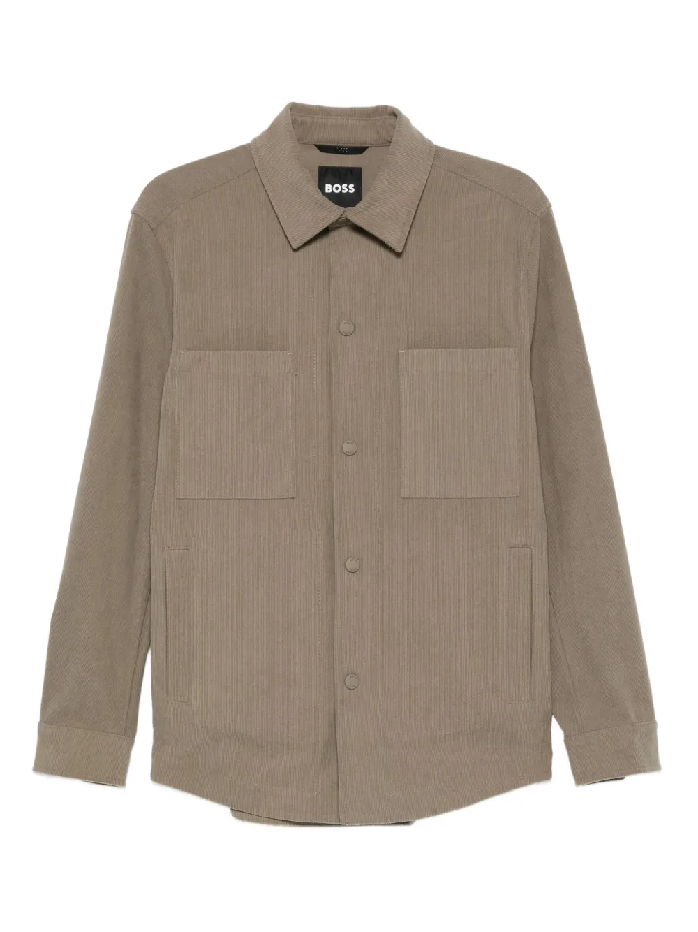 BOSS patch-pocket jacket | Brown | Image 1