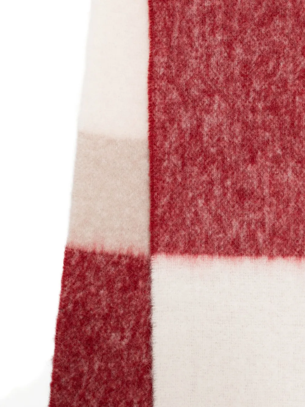 Maison Kitsuné Pm06203wa0022-0390 Feather Beige Mahogany Red In Multi