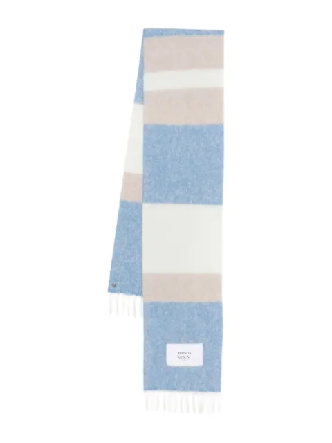 Maison Kitsuné striped scarf