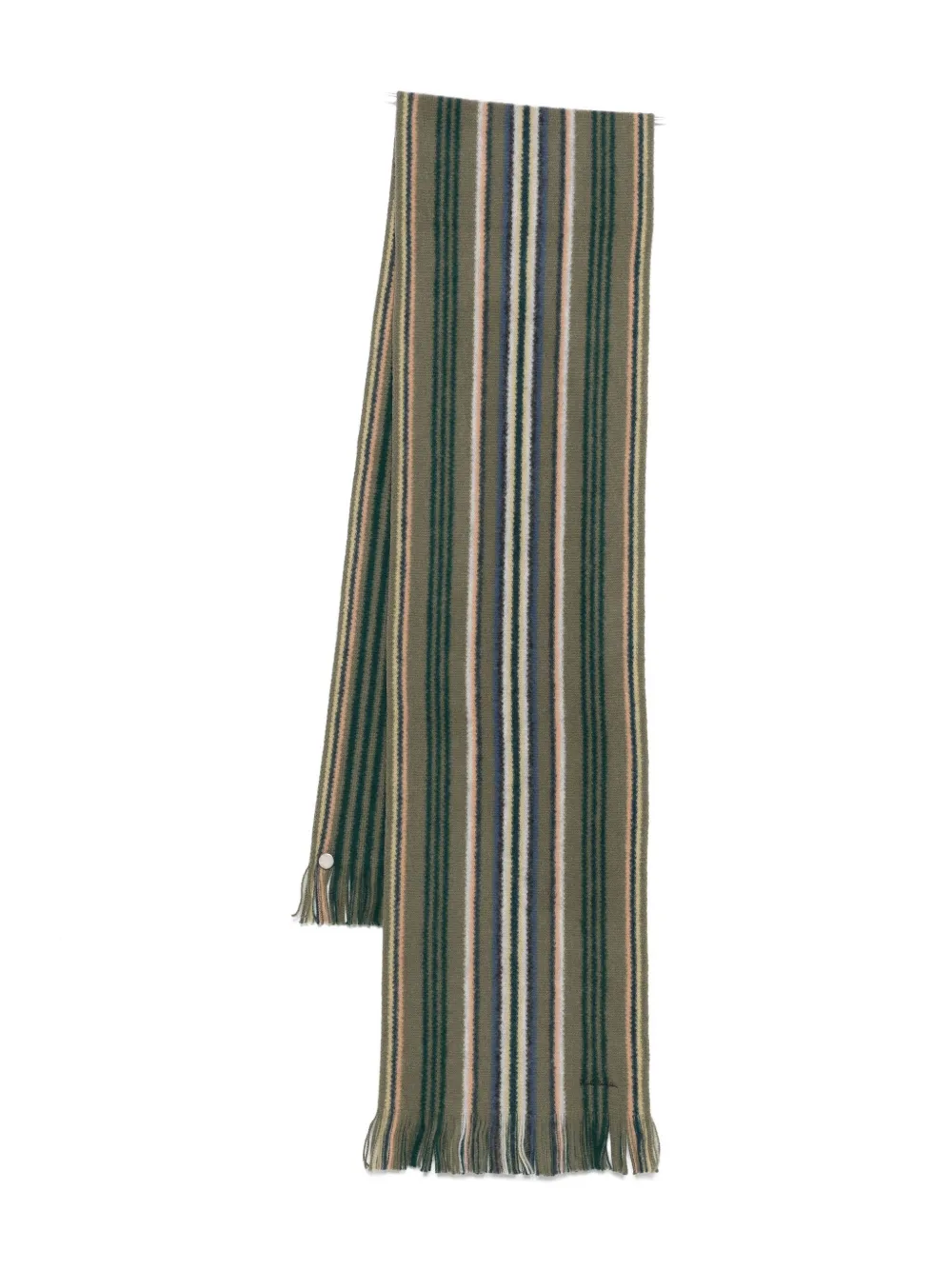 Paul Smith striped scarf - ブラウン Paul Smith striped scarf - ブラウン