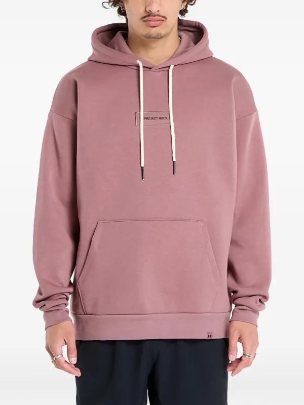 Under Armour x Project Rock Icon Hoodie | Pink | FARFETCH