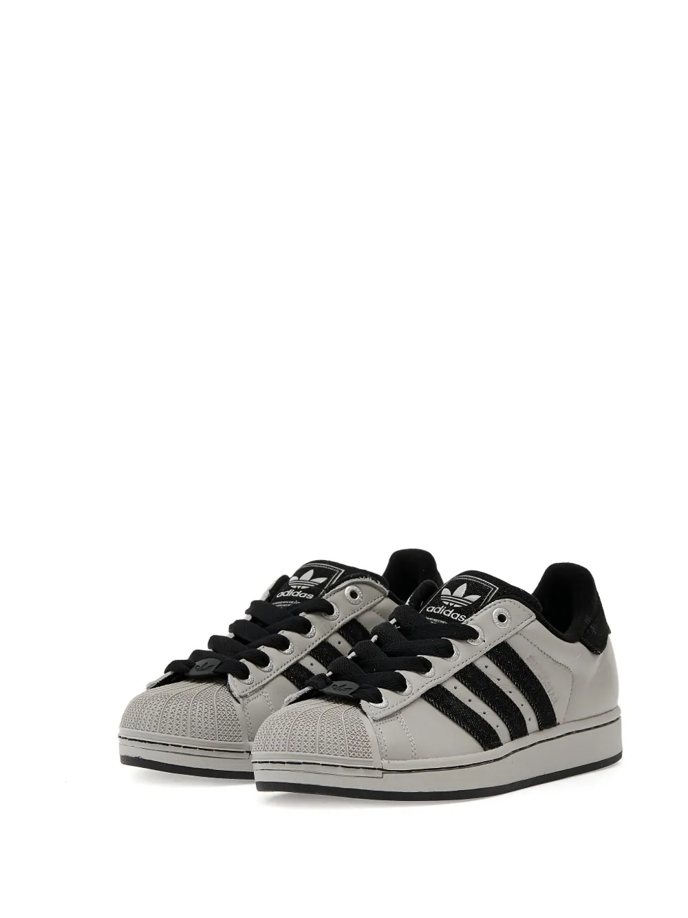adidas Superstar II three-stripes low-top sneakers Grey