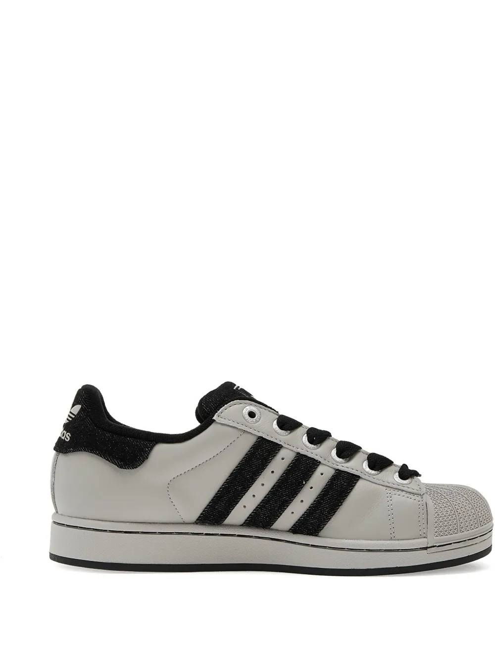 Adidas Superstar II three-stripes low-top sneakers Grey
