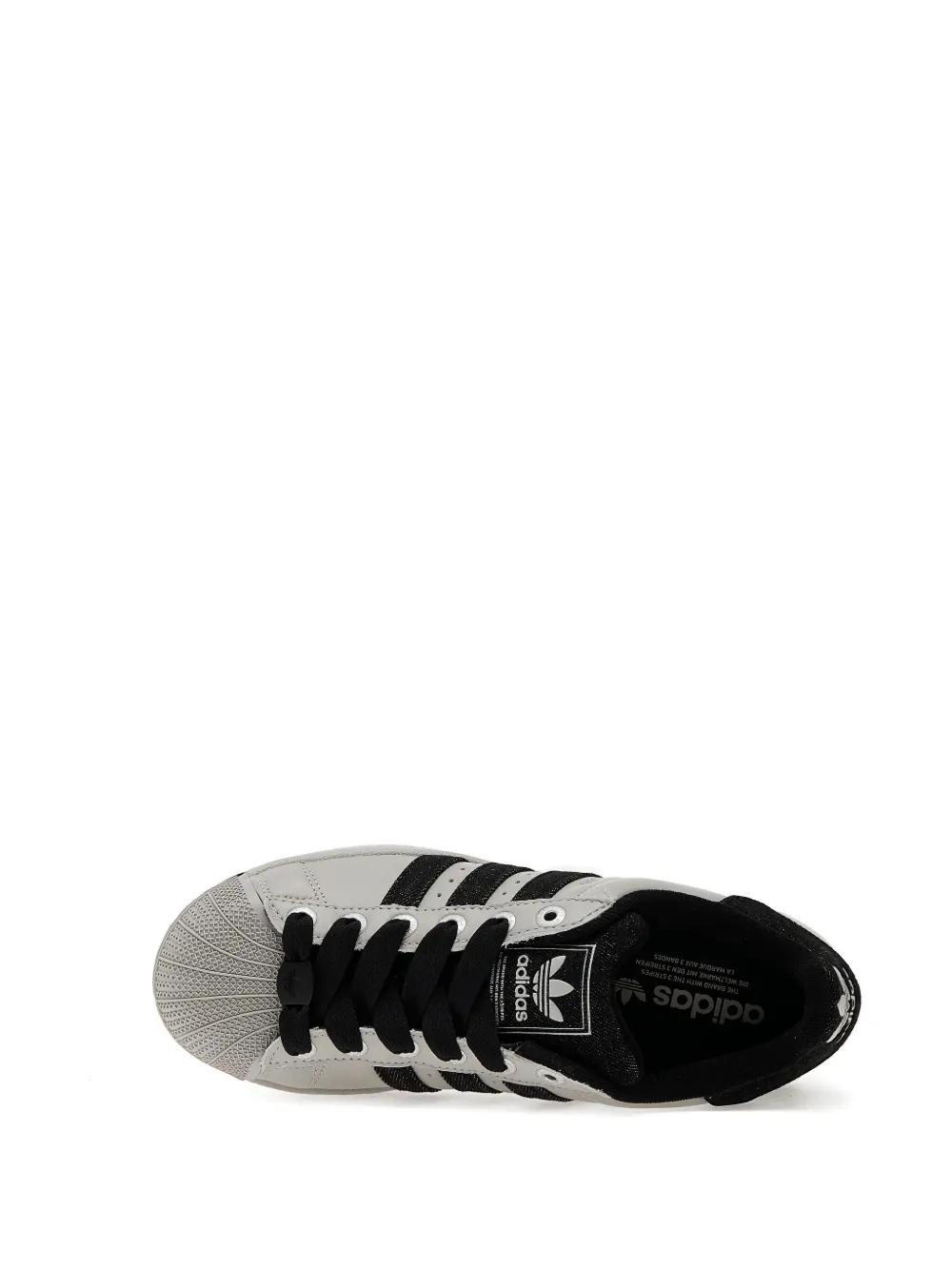 adidas Superstar II three-stripes low-top sneakers Grey