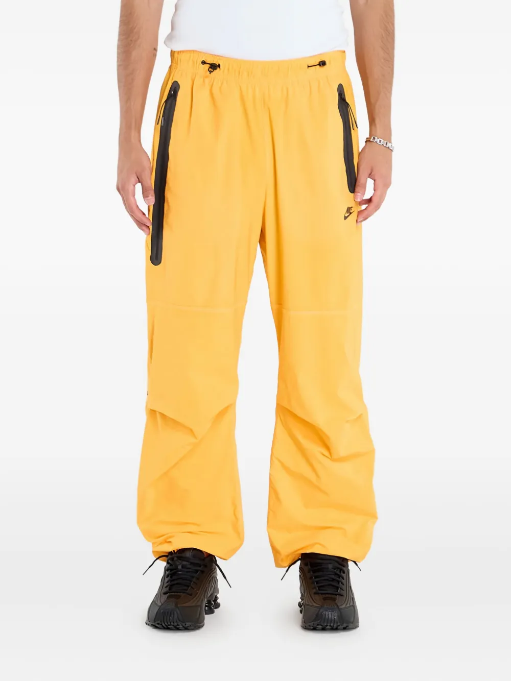 Nike zip-pocket woven trousers | Yellow | Image 1