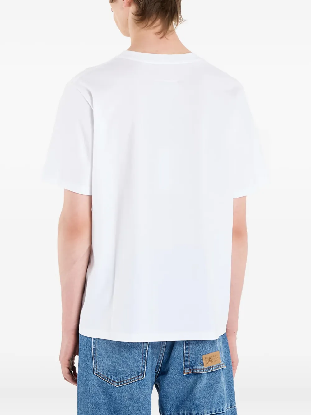 MM6 Maison Margiela T-shirt met saxofoonprint Wit