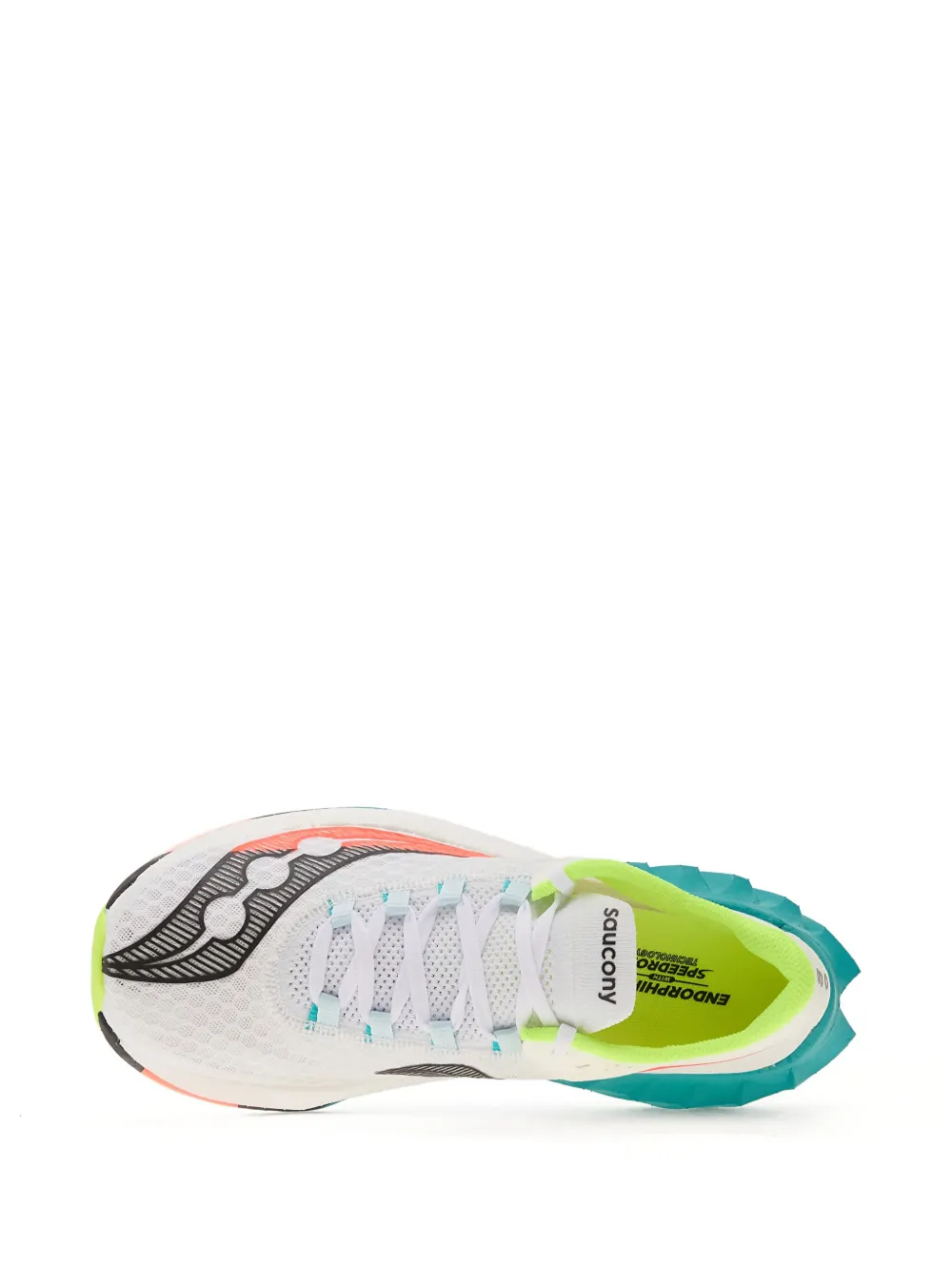 Saucony Endorphin Pro 4 sneakers met mesh vlakken Wit