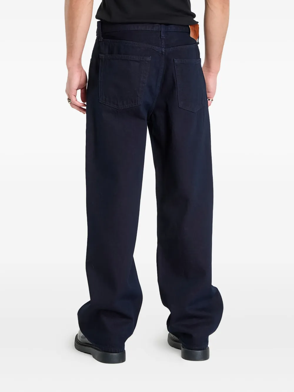 Calvin Klein Merlot baggy jeans Blauw