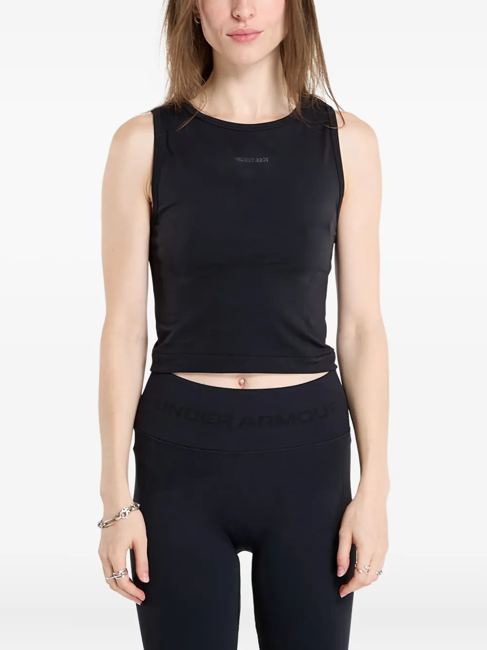 Under Armour X Project Rock Tank Top In Black