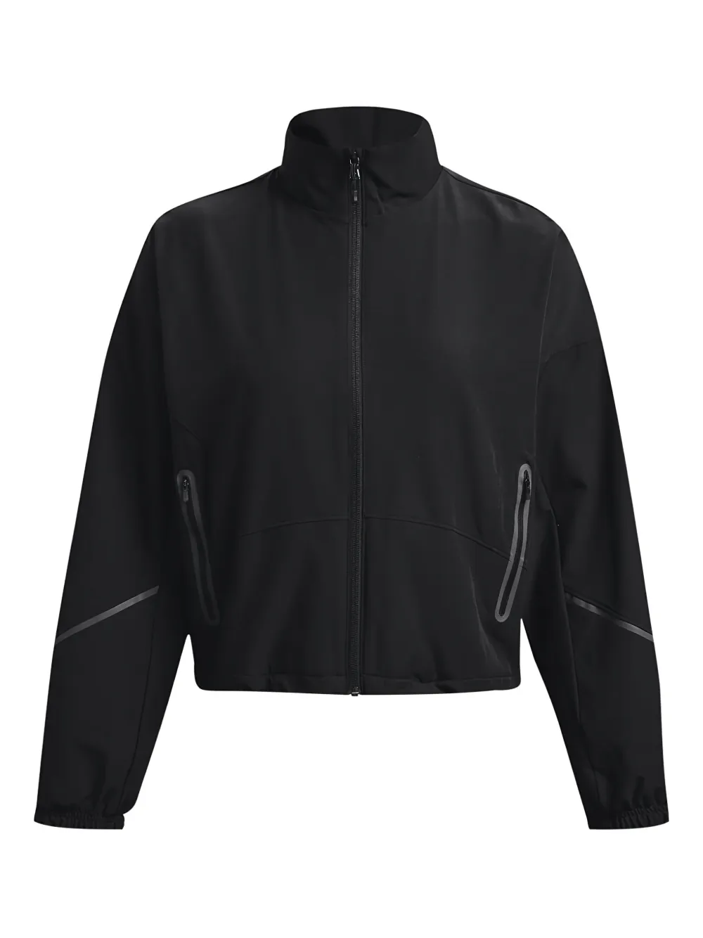 Under Armour zip-front panelled jacket | Black | Image 1