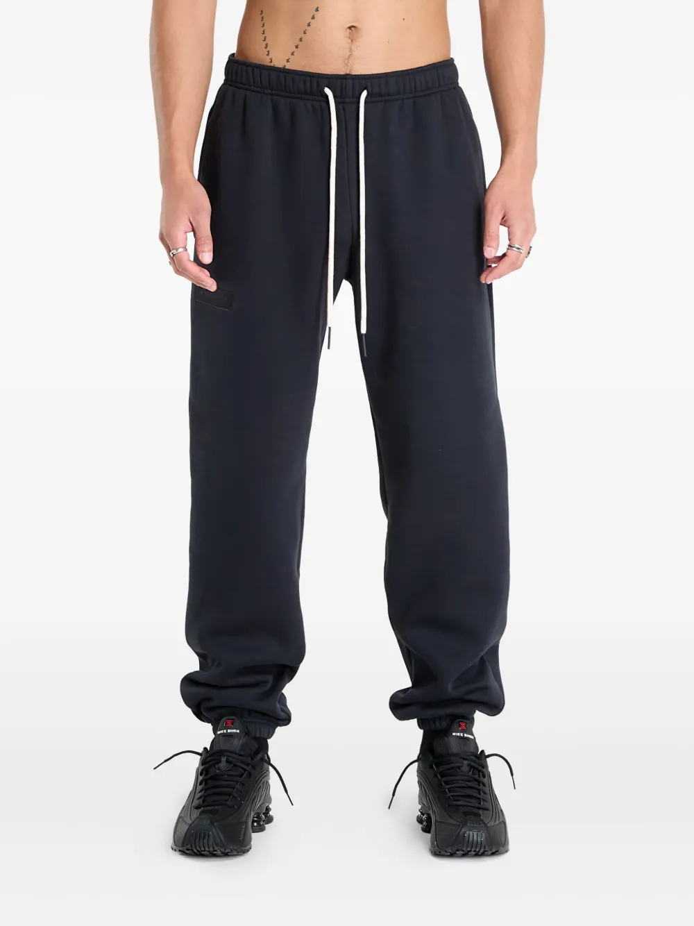 Under Armour drawstring-cuffed track pants | Black | Image 1