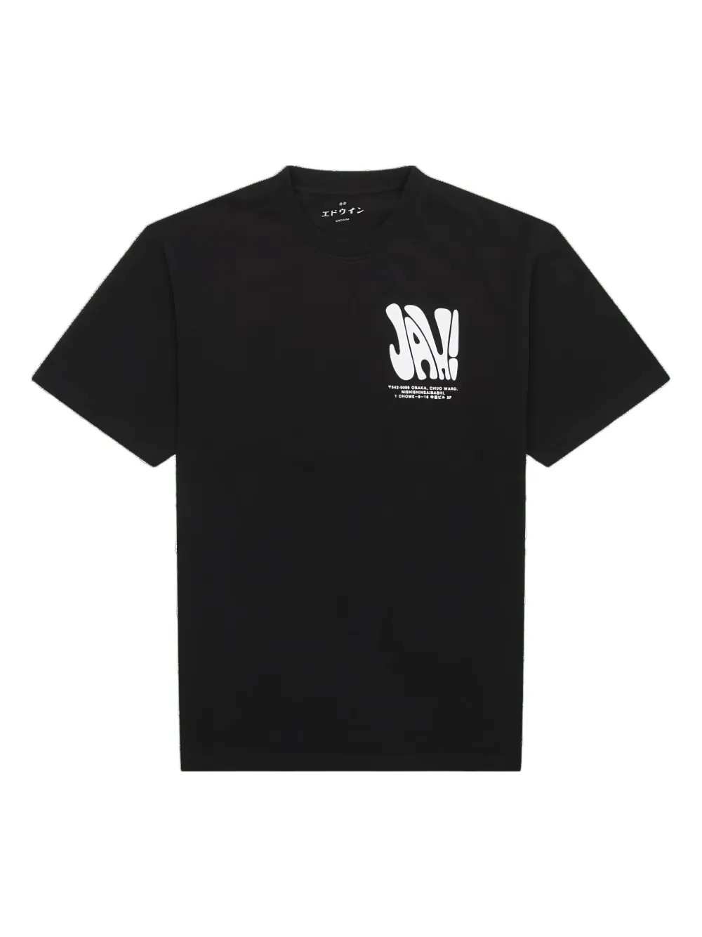 Edwin United We Stand Graphic T-shirt In Black