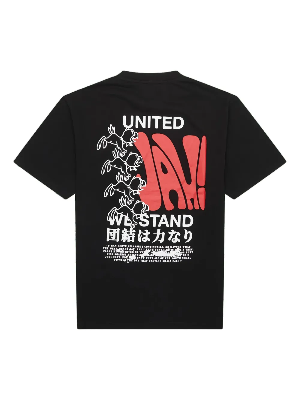 Edwin United We Stand Graphic T-shirt In Black