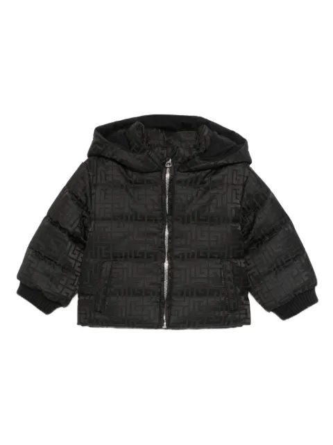 Balmain Kids جاكيت مبطن بهودي