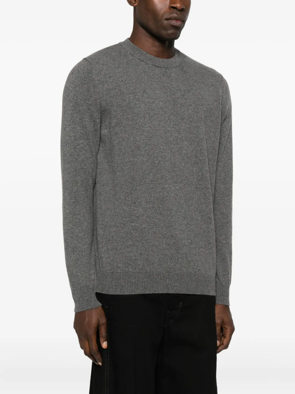 Alpha Studio Wool Sweater In Gray