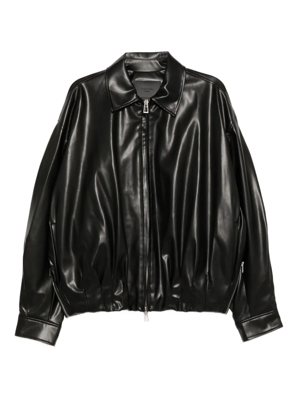 SONGZIO edge-fold collared jacket | Black | Image 1