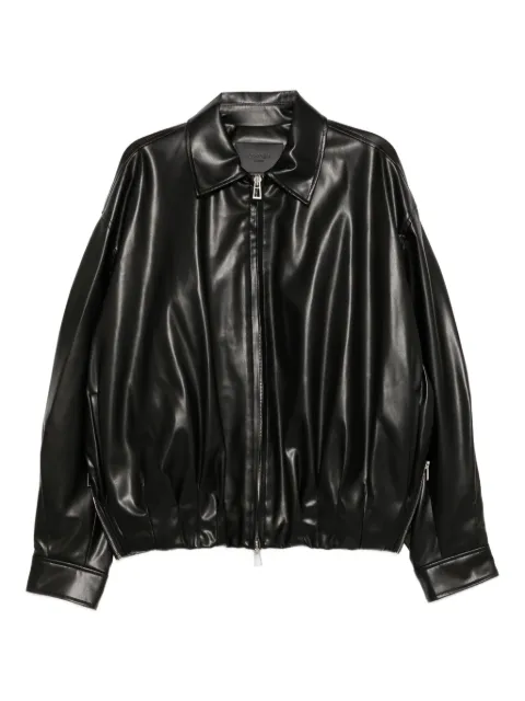 SONGZIO edge-fold collared jacket
