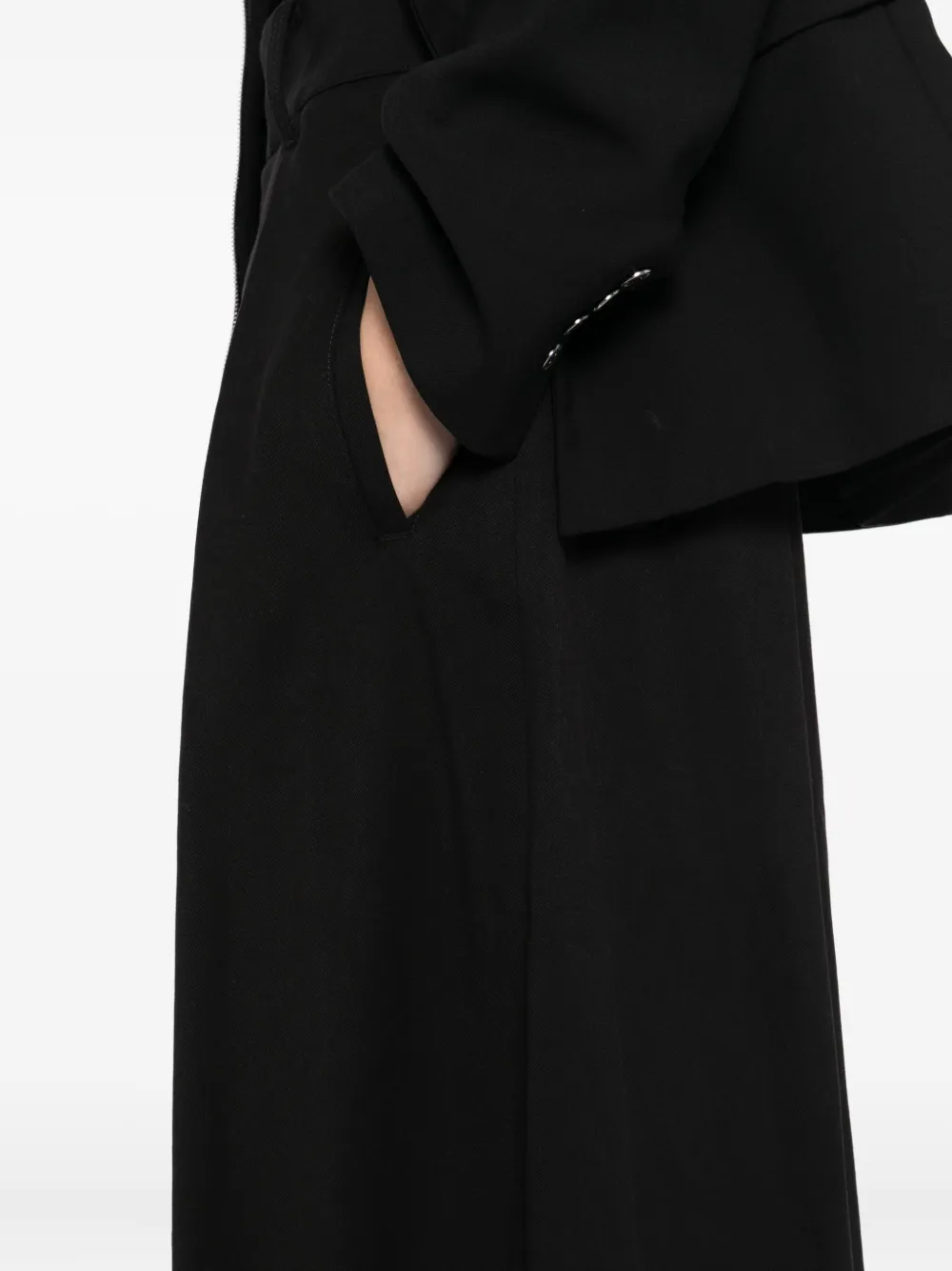 SONGZIO Asymmetrische wikkelbroek Zwart