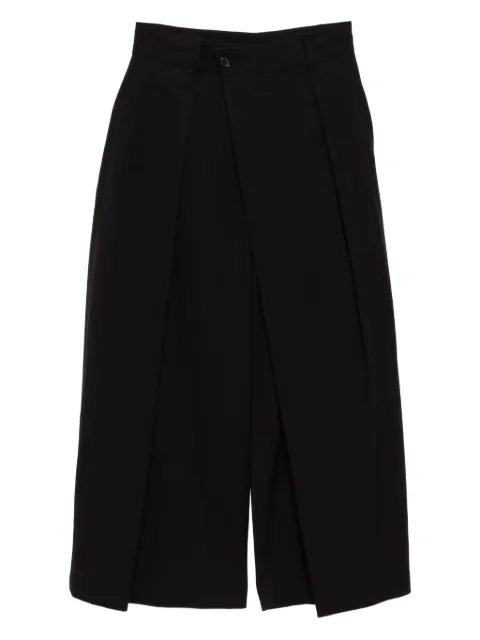 SONGZIO asymmetric-wrap trousers