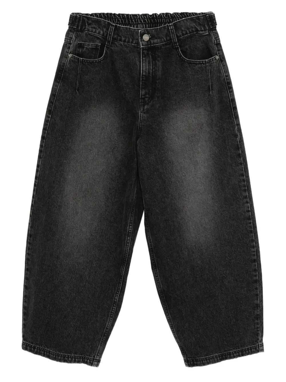 SONGZIO cotton tapered jeans | Black | Image 1