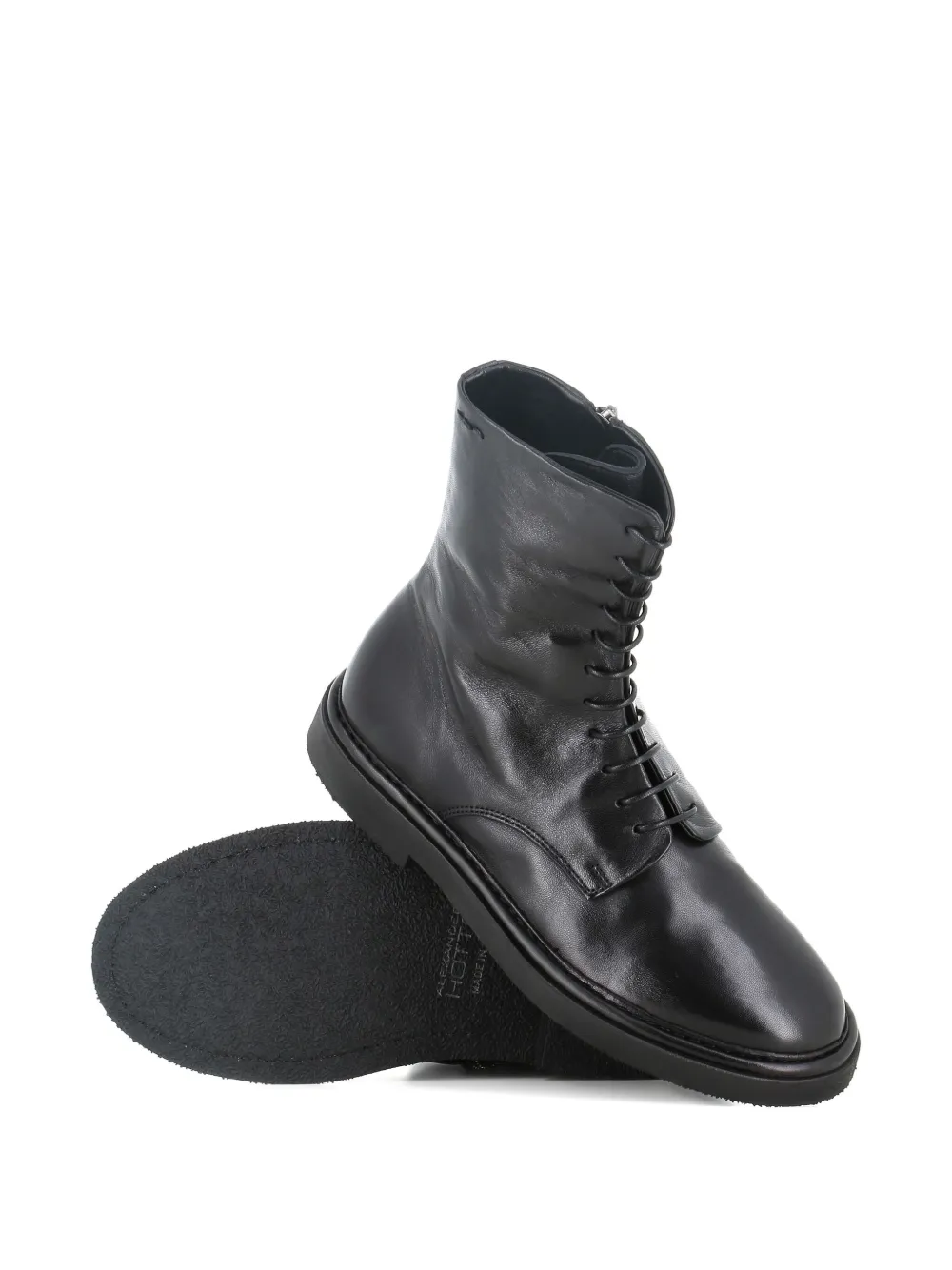 Alexander Hotto Veterlaarzen met rits BLACK