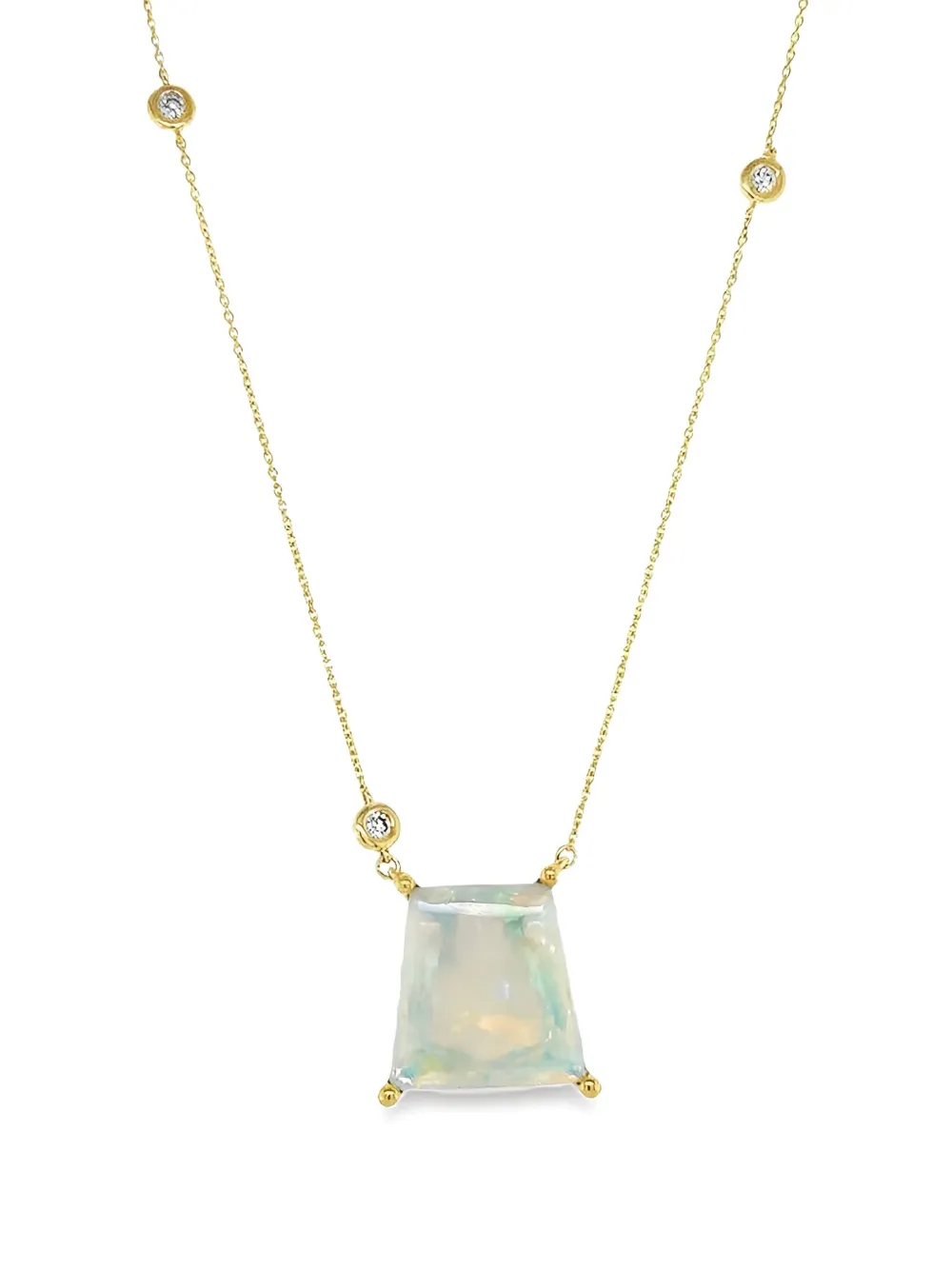 Lisa Nik 18K yellow gold Australian opanl necklace | Gold | Image 1