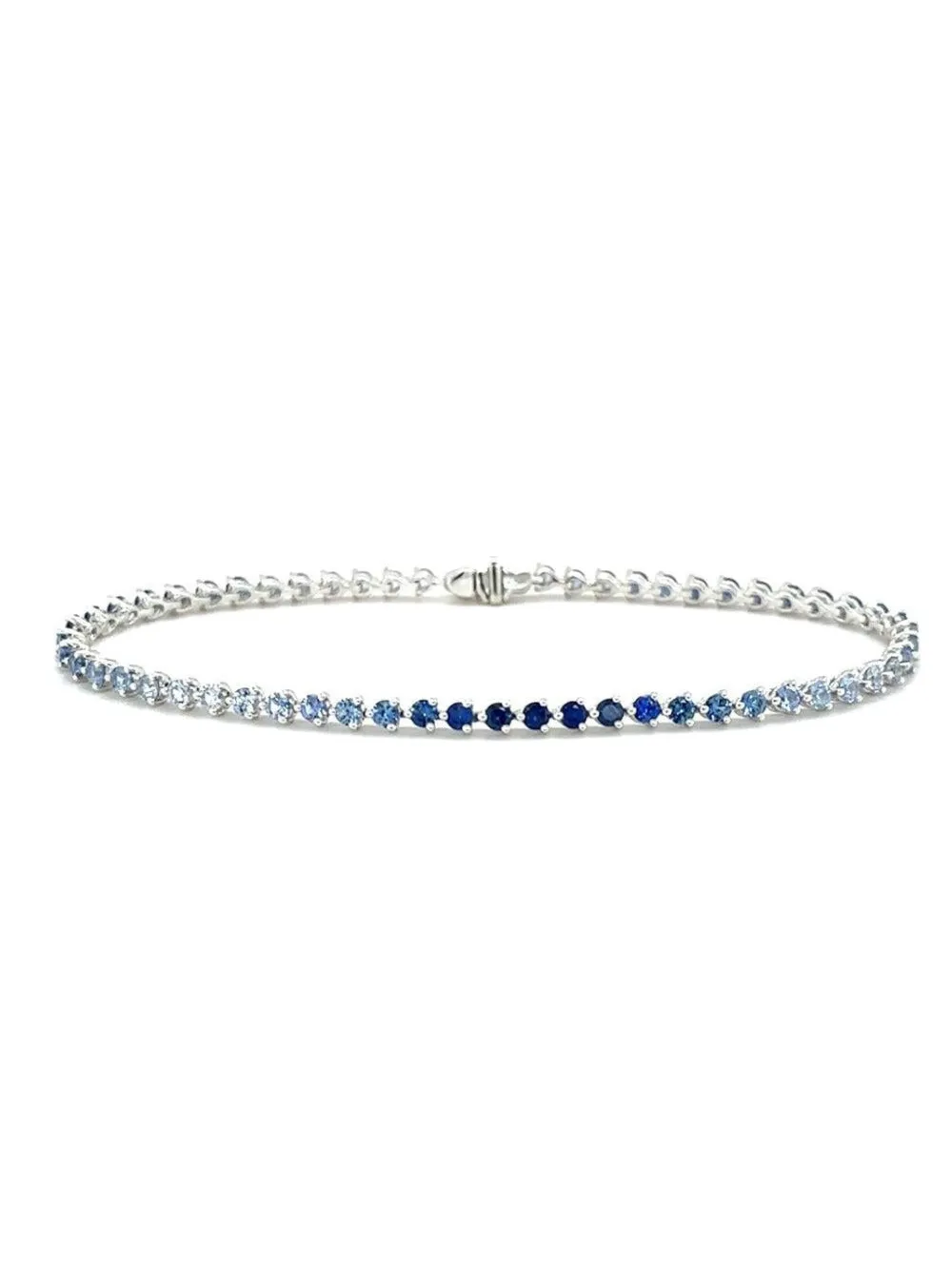 Lisa Nik pulsera Ombre en oro blanco de 18kt con zafiro | azul | Image 1