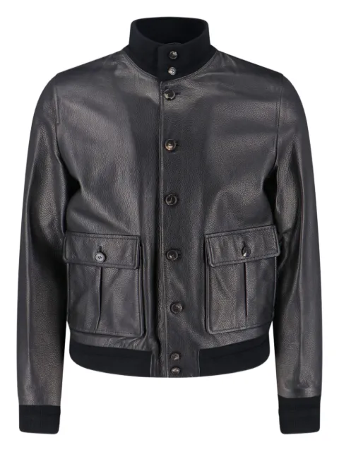 Valstar leather bomber jacket 